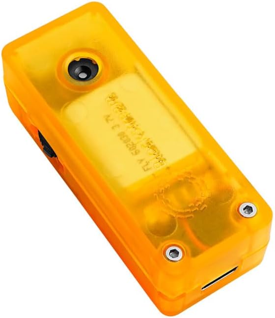 Blockstream Jade - Bitcoin Hardware Wallet - Camera - Bluetooth - USB-C - 240 mAh Battery - Secure Your Bitcoin Offline (Transparent Orange)
