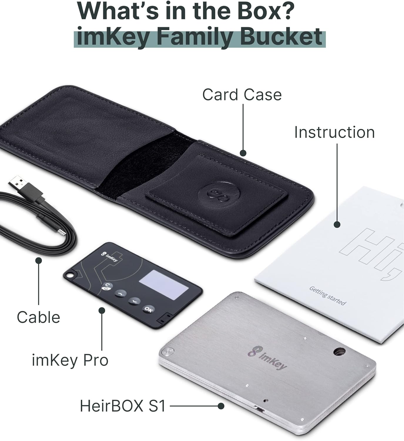 imKey Pro Crypto Hardware Wallet and Seed Phrase Storage Set, Offline Operates, Multi-Secure Device Supports, Safely Stores Your Crypto (Ethereum, Bitcoin, Litecoin, etc.), NFTs, Layer2, EVM, imKey